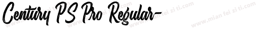 Century PS Pro Regular字体转换